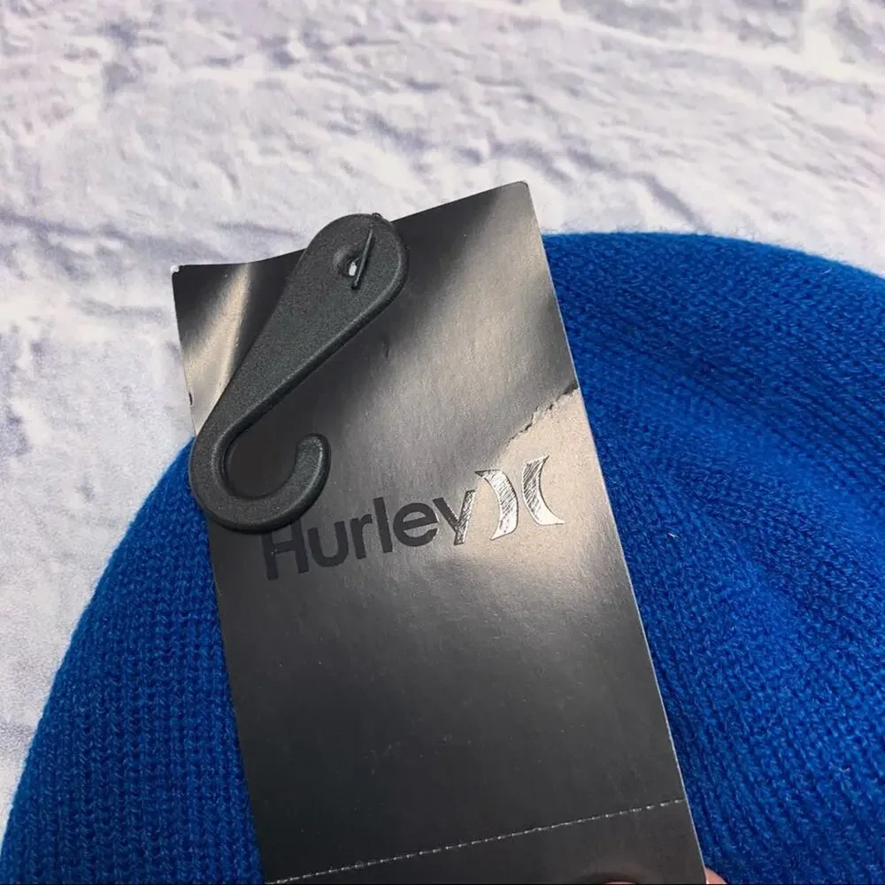 Hurley Icon Staple Beanie in Blue